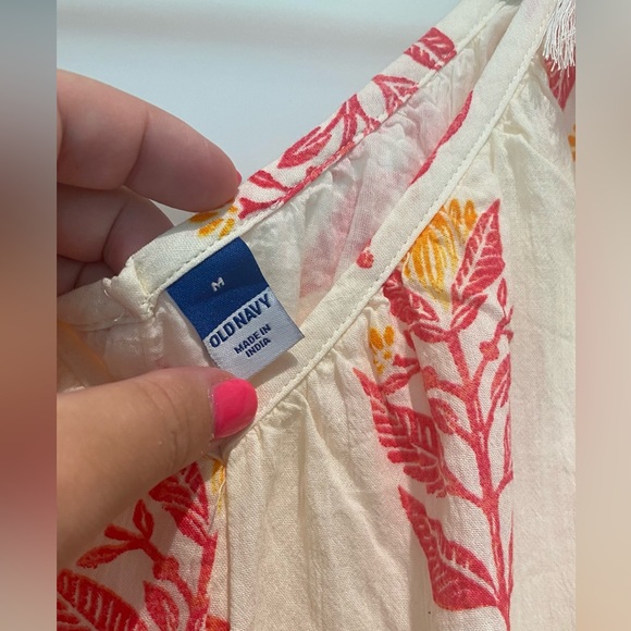 NWT OLD NAVY SZ M Tie shoulder summer dress. - Picture 3 of 3